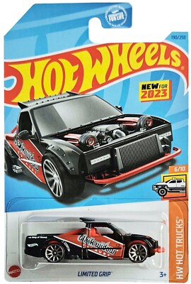 Hot Wheels 1:64 HW Hot Trucks - Limited Grip Drift Truck (Black & Red / 190/250)