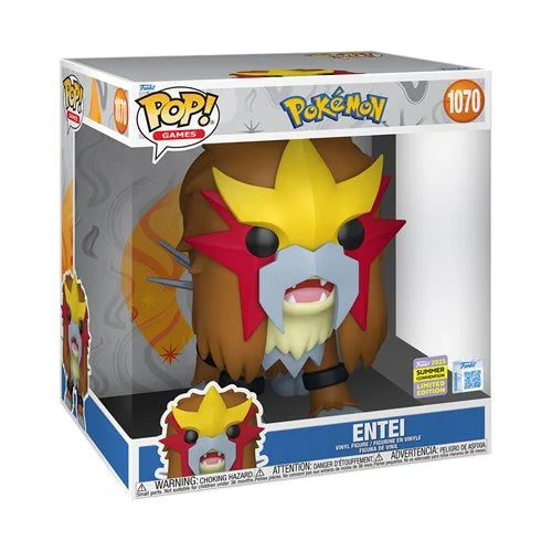 Funko Pop Pokemon Entei Jumbo 10 Inch SDCC Comic Con Figure