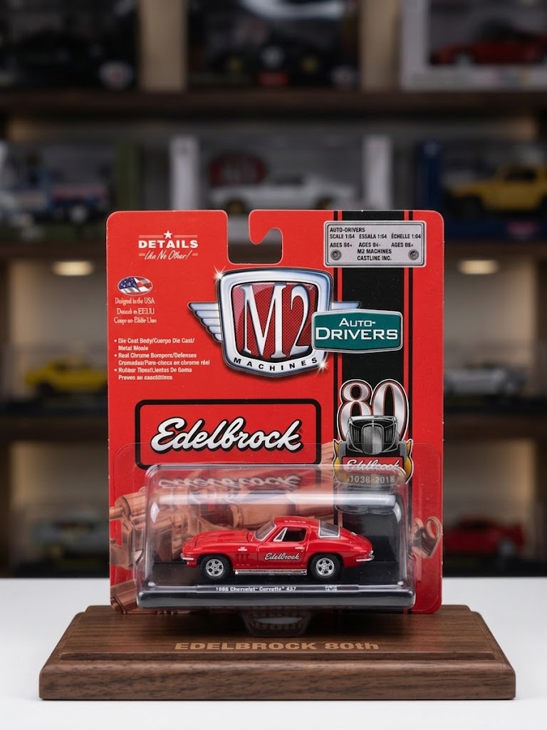 M2 Machines 1965 Chevrolet Corvette 427 - Auto-Drivers (Edelbrock 80th Anniversary)