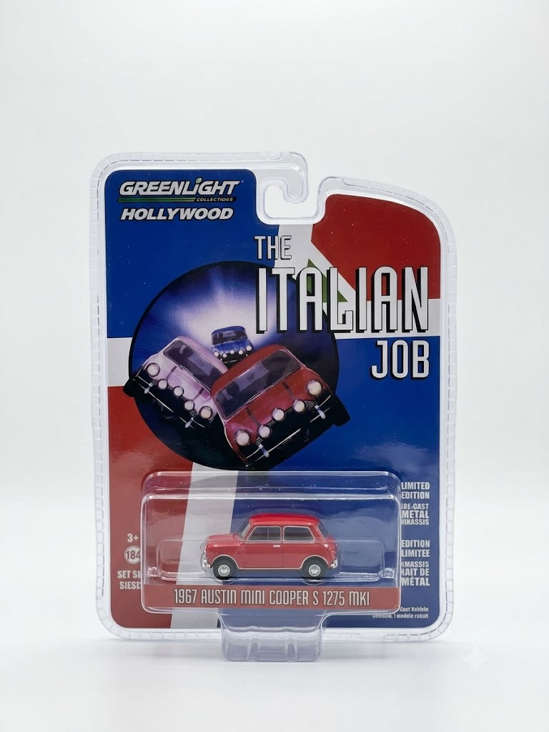 GreenLight Hollywood: The Italian Job (1969) - 1967 Austin Mini Cooper S 1275 MkI (1:64 Scale - Red)