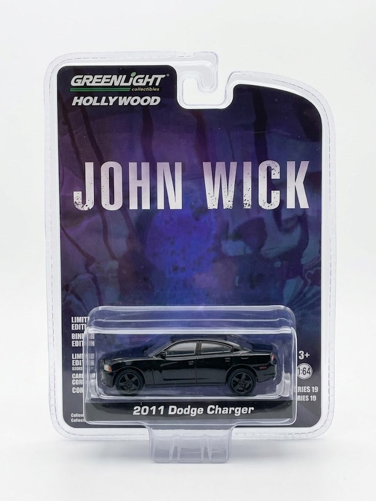 GreenLight Hollywood John Wick 2011 Dodge Charger - Black (Series 19)