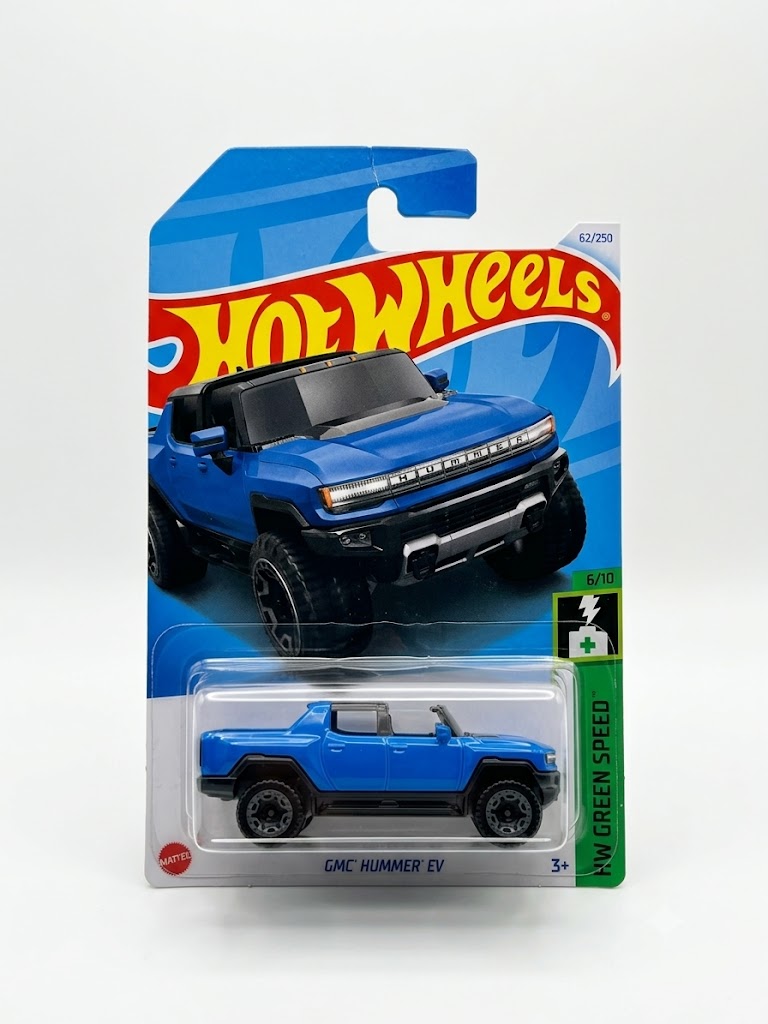 Hot Wheels HW Green Speed: GMC Hummer EV (1:64 Scale - Blue #62/250)