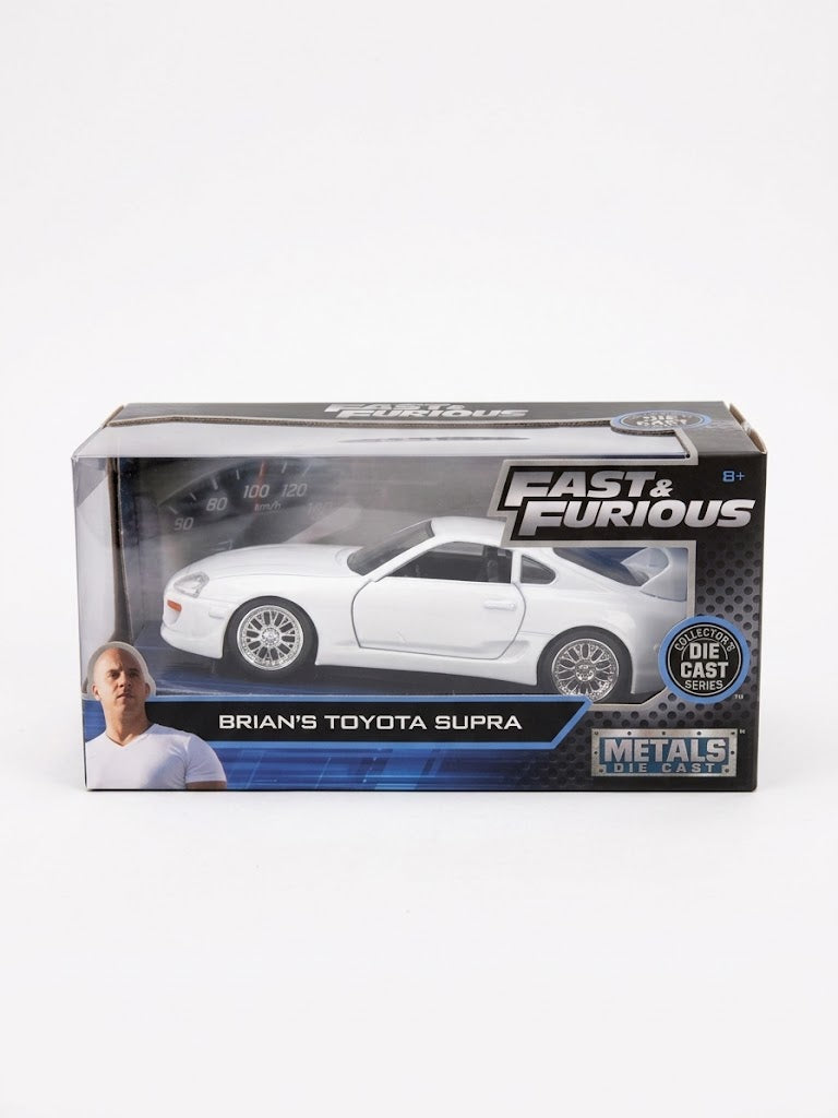 Jada Toys Metals Die Cast Fast & Furious - Brian's Toyota Supra (White)