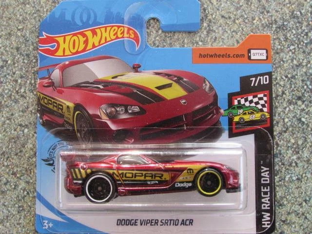 Hot Wheels 1:64 HW Race Day - Dodge Viper SRT10 ACR (Metallic Red Mopar / Q7TXC)