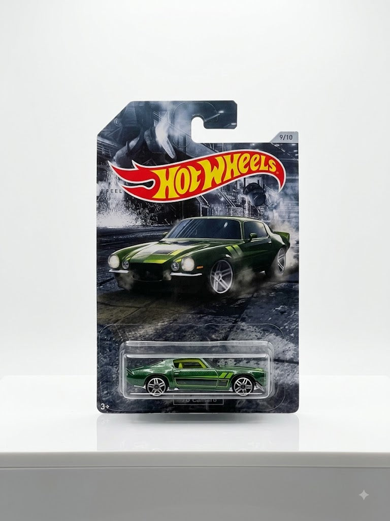 Hot Wheels '70 Camaro - Metallic Green (9/10)