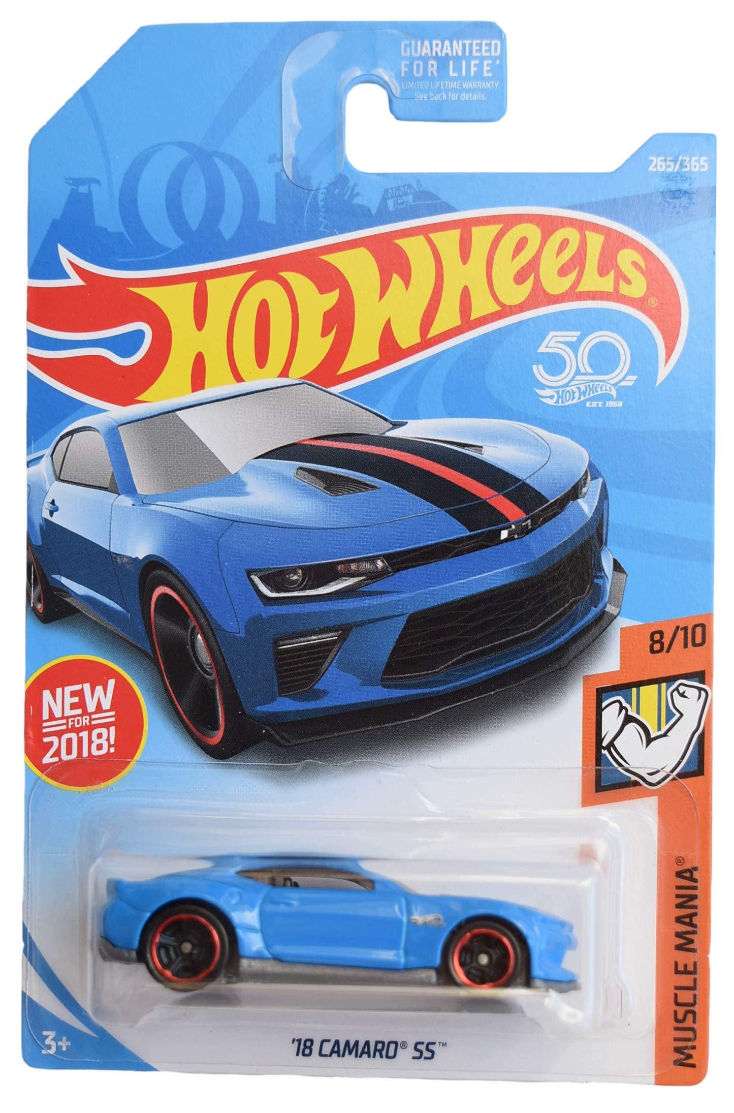 Hot Wheels '18 Camaro SS Light Blue (Muscle Mania 8/10)