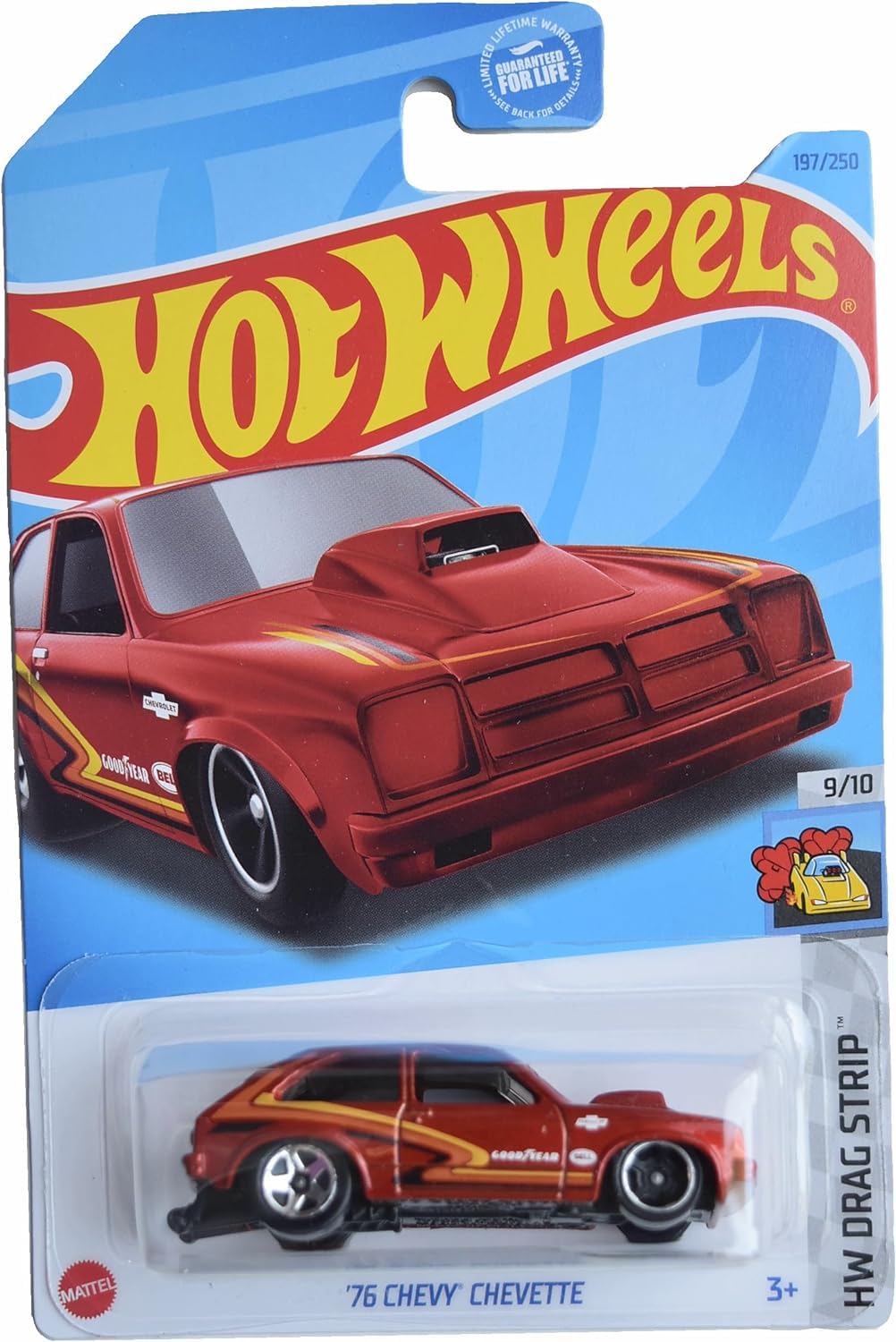 Hot Wheels '76 Chevy Chevette Metallic Red Drag Racer (HW Drag Strip 9/10)
