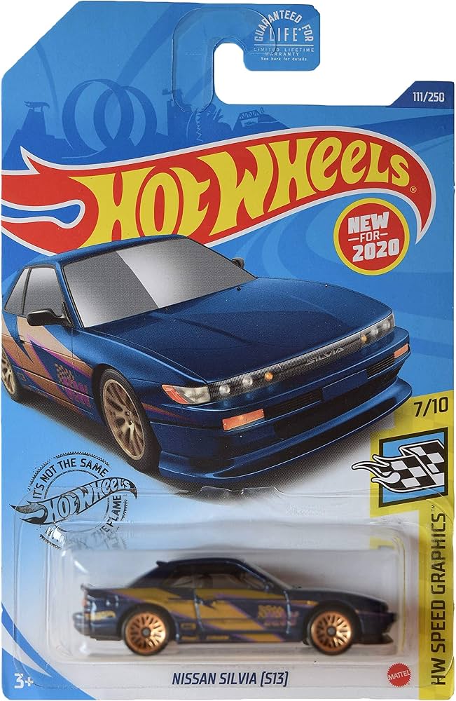 Hot Wheels Nissan Silvia (S13) Dark Blue – HW Speed Graphics (111/250)