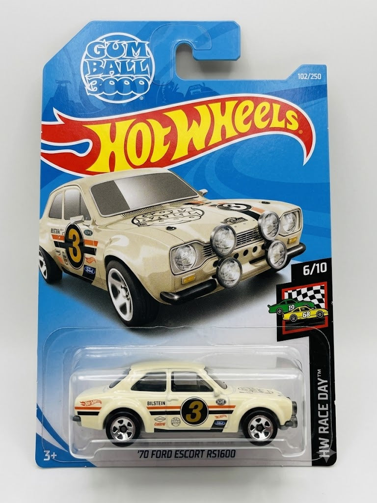 Hot Wheels '70 Ford Escort RS1600 (#6/10) - Short Card