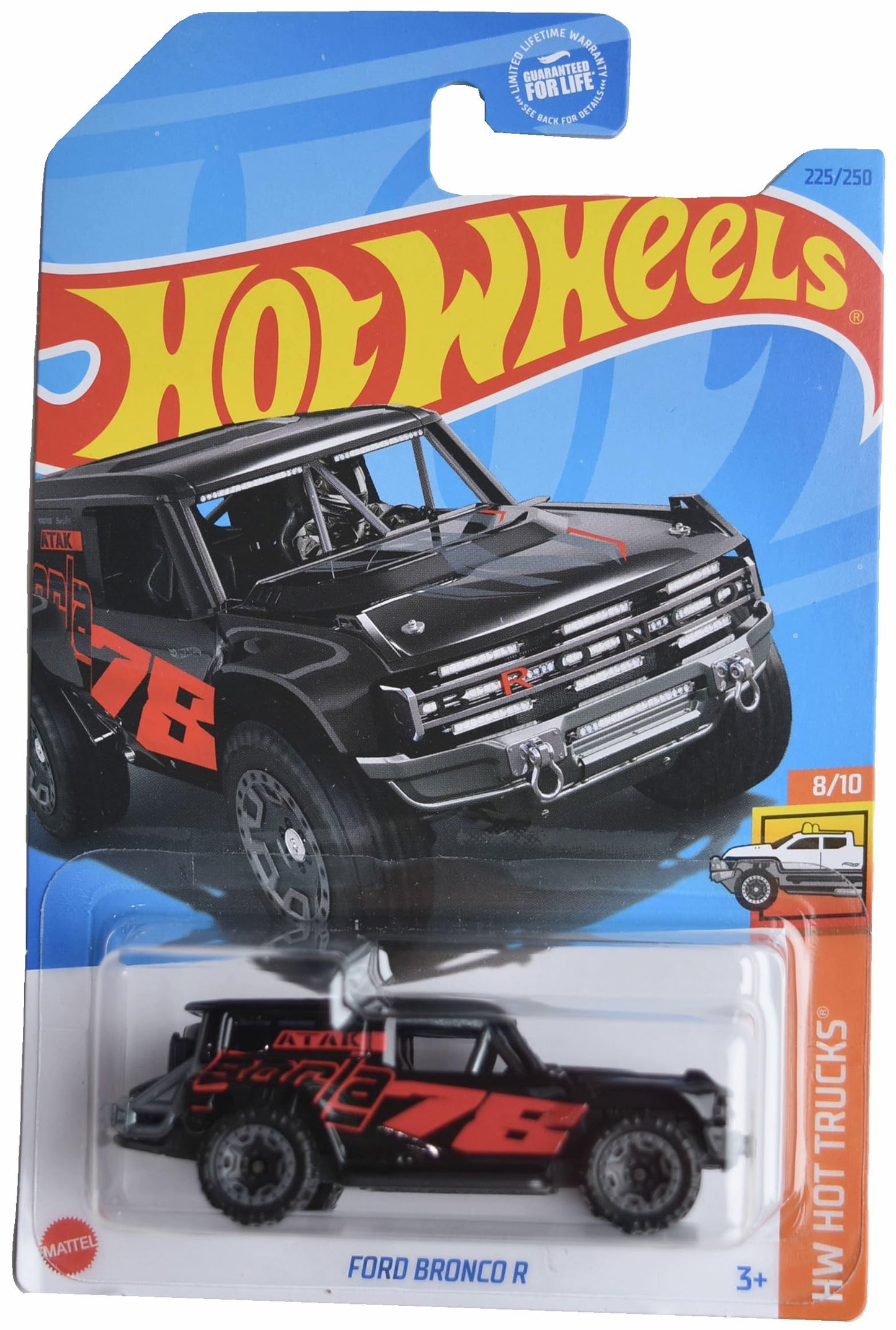 Hot Wheels Ford Bronco R Black – HW Hot Trucks (225/250)