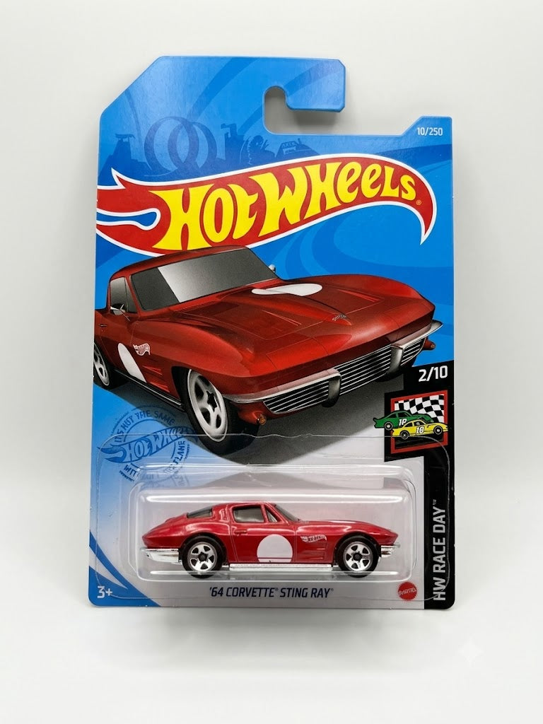 Hot Wheels '64 Corvette Sting Ray Metallic Red (HW Race Day 2/10)