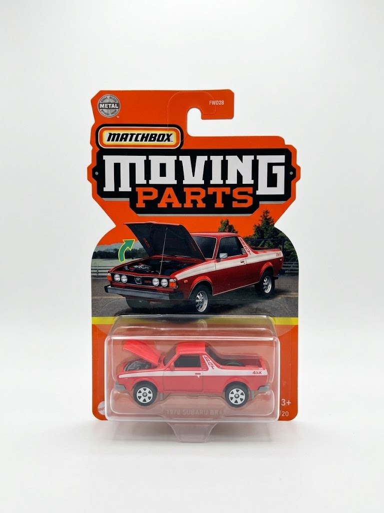 Matchbox Moving Parts 1978 Subaru BRAT - Bright Red