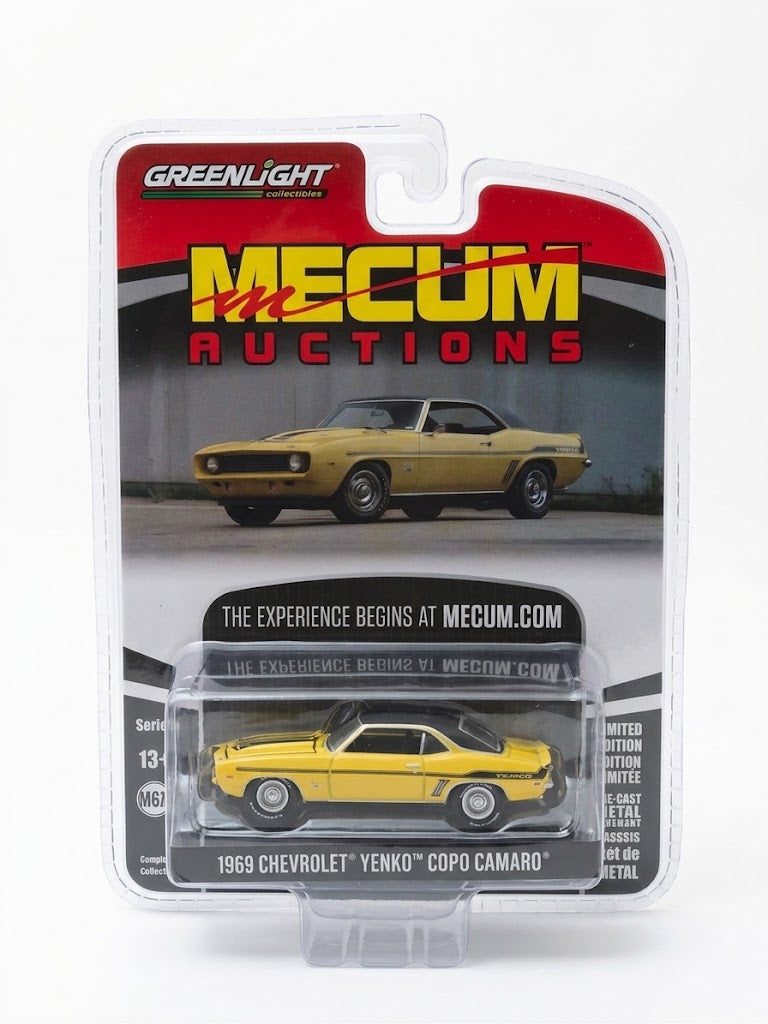 GreenLight Mecum Auctions 1969 Chevrolet Yenko COPO Camaro - Daytona Yellow (Series 13)