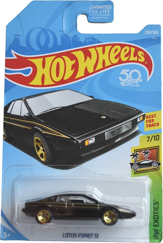 Hot Wheels Lotus Esprit S1 Black – HW Exotics (238/365)