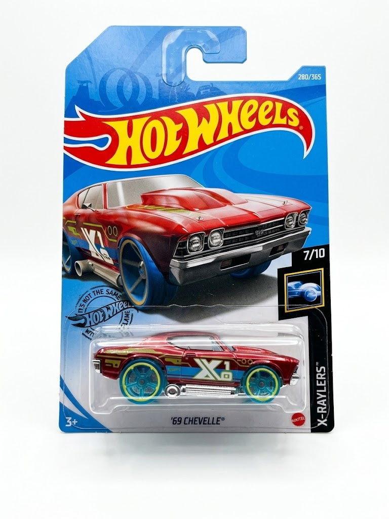 Hot Wheels '69 Chevelle Translucent Red (X-Raylers 7/10)