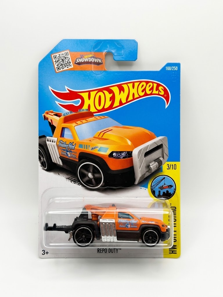 Hot Wheels Repo Duty - Orange (2016 Mainline HW City Works #168/250)