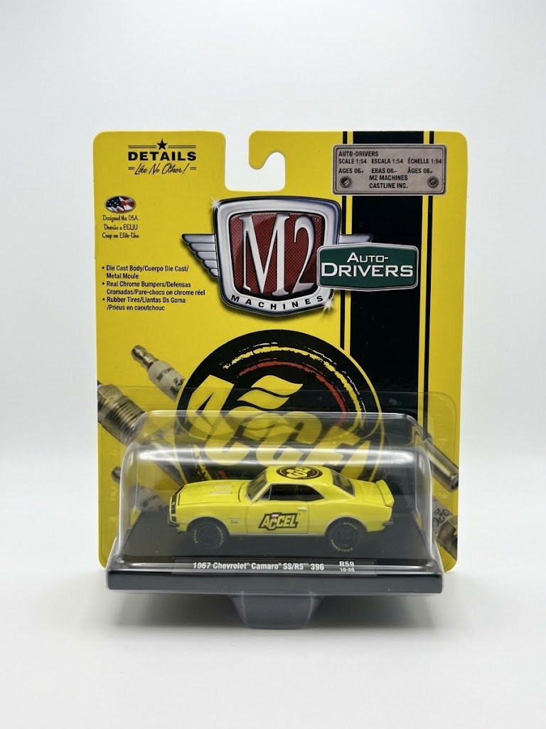 M2 Machines 1:64 Auto-Drivers ACCEL - 1967 Chevrolet Camaro SS/RS 396 (R59)