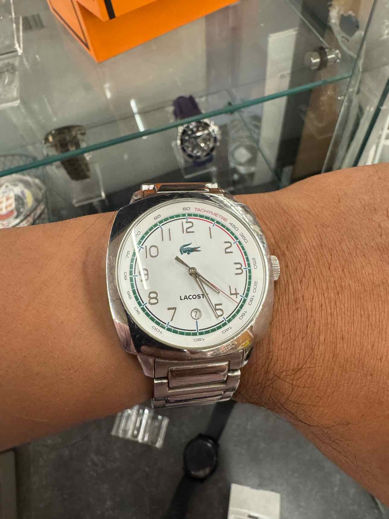 Lacoste Classic Steel White Dial