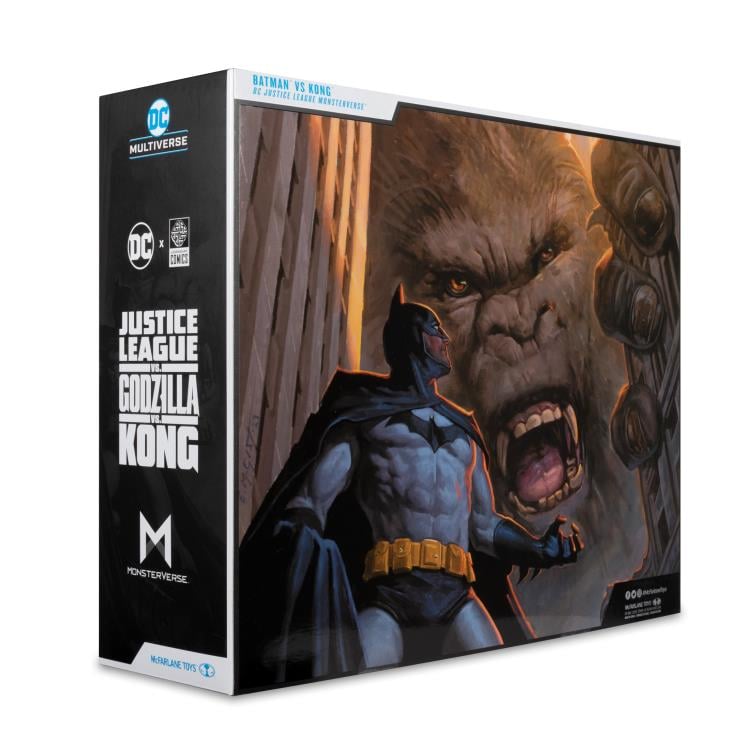 Justice League vs. Godzilla vs. Kong DC Multiverse Batman vs. Kong Action Figure Two-Pack