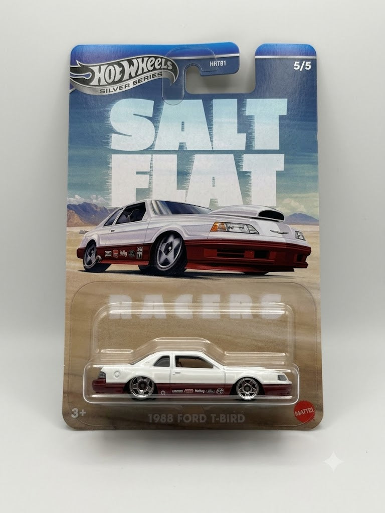 Hot Wheels 1988 Ford T-Bird - Silver Series (Salt Flat Racers #5/5)