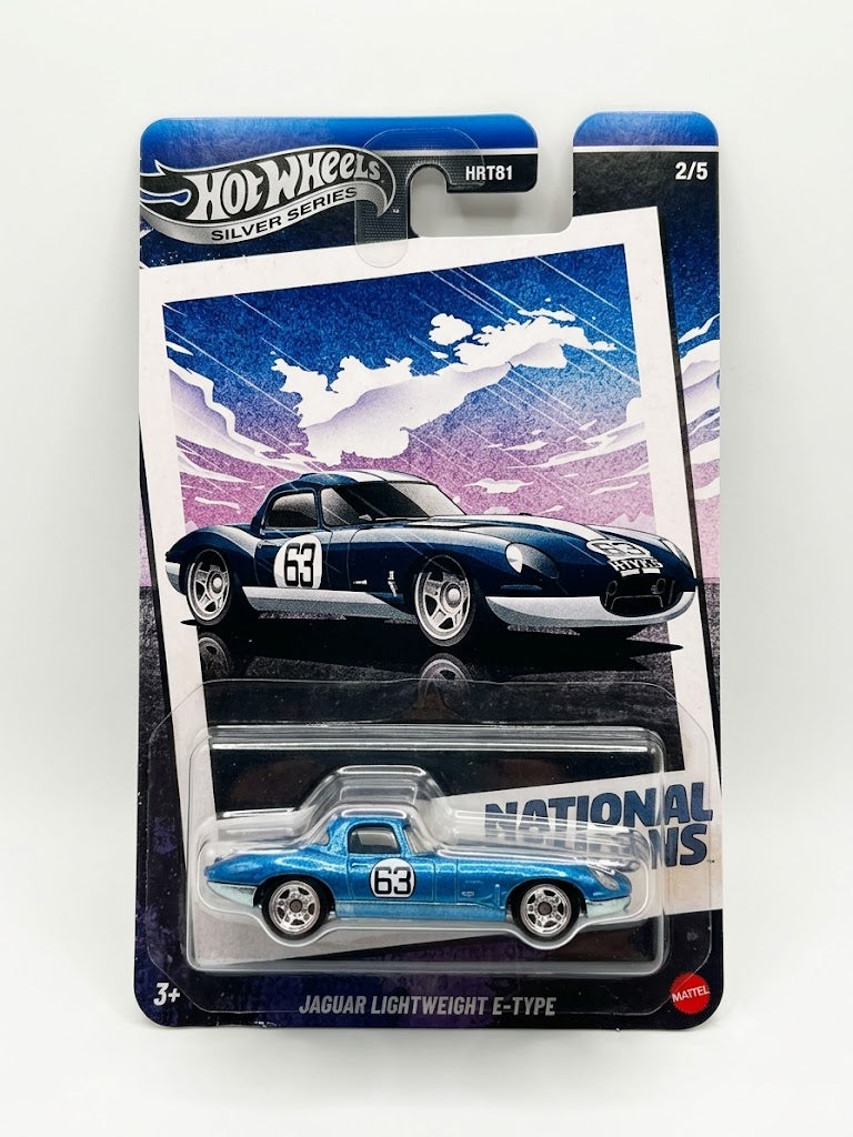 Hot Wheels Jaguar Lightweight E-Type - Silver Series (National Icons #2/5)