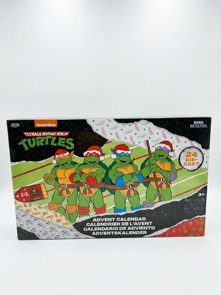 Jada Toys TMNT Nano MetalFigs Advent Calendar - 24 Die-Cast Metal Mini Figures