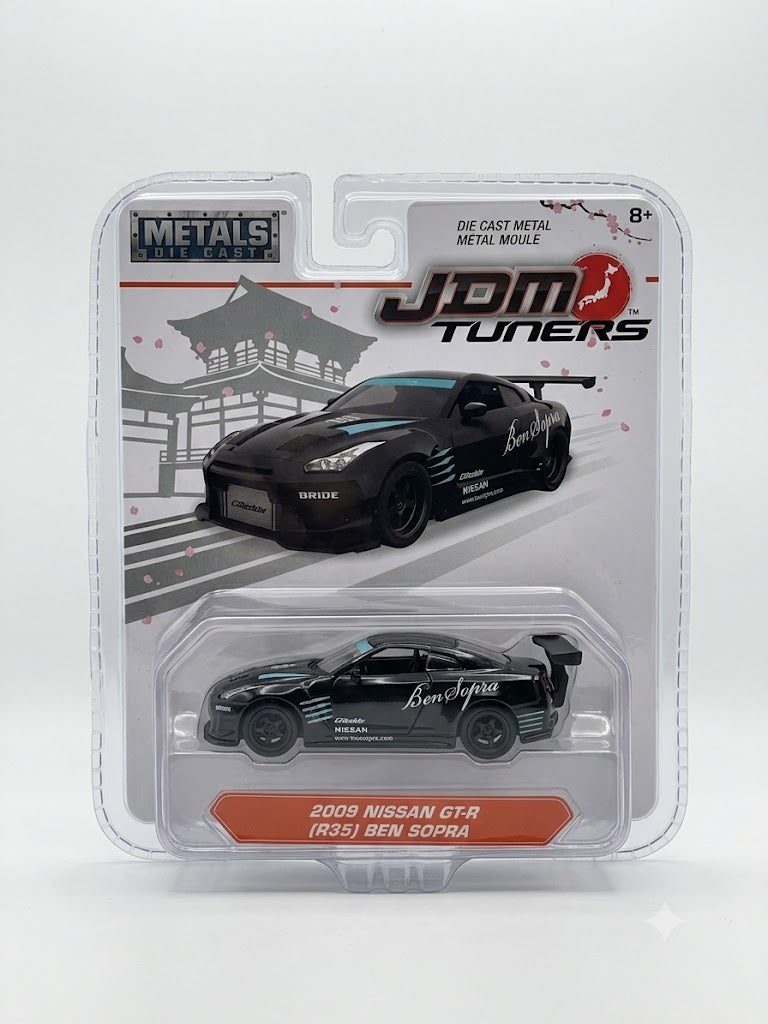 Jada Metals JDM Tuners 2009 Nissan GT-R (R35) Ben Sopra Black