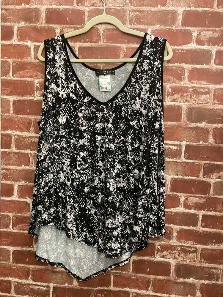 Preloved Fred David Size 2X Blouse