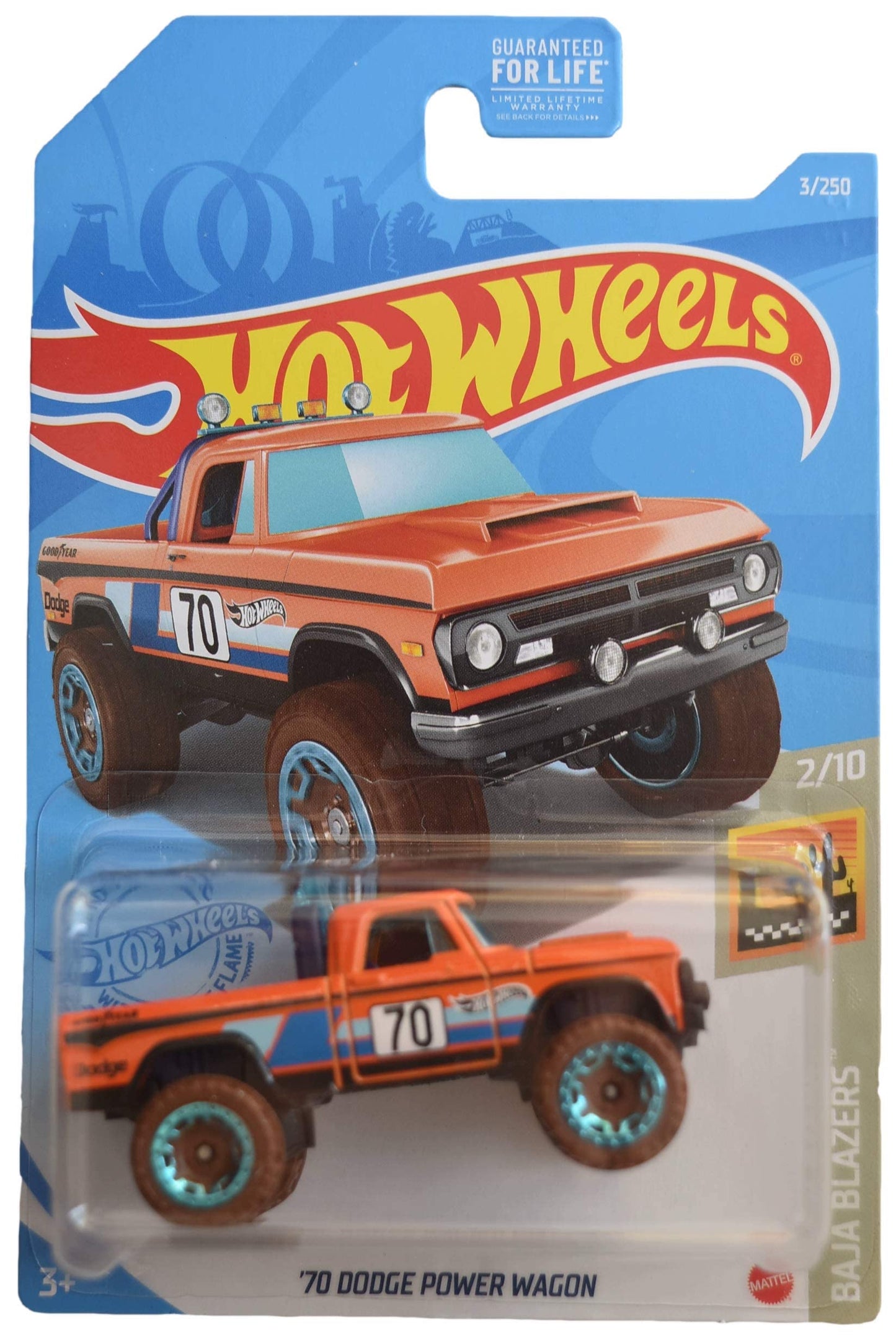 Hot Wheels '70 Dodge Power Wagon – Baja Blazers (3/250)