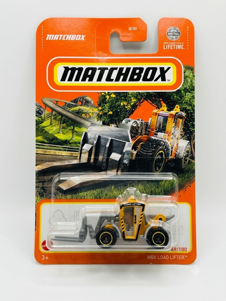 Matchbox MBX Load Lifter - 69/100 (39782) - Yellow & Gray