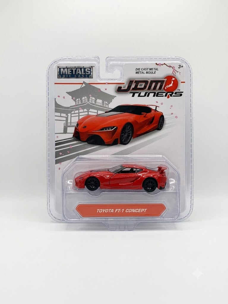 Metals Die Cast JDM Tuners Toyota FT-1 Concept Fiery Red