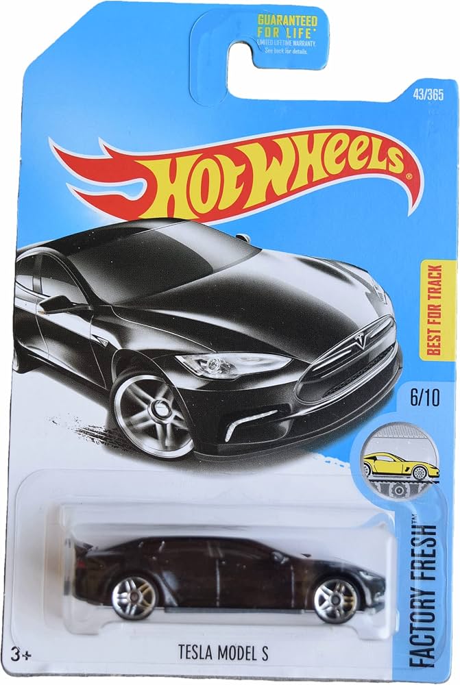 Hot Wheels Tesla Model S Black – Factory Fresh (43/365)
