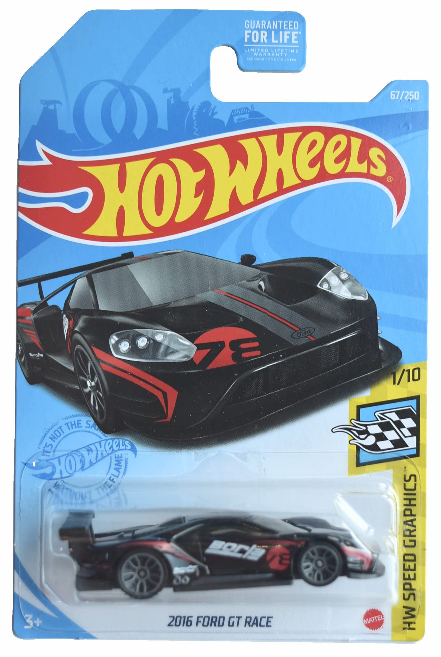 Hot Wheels 2016 Ford GT Race (HW Speed Graphics - 1/10)