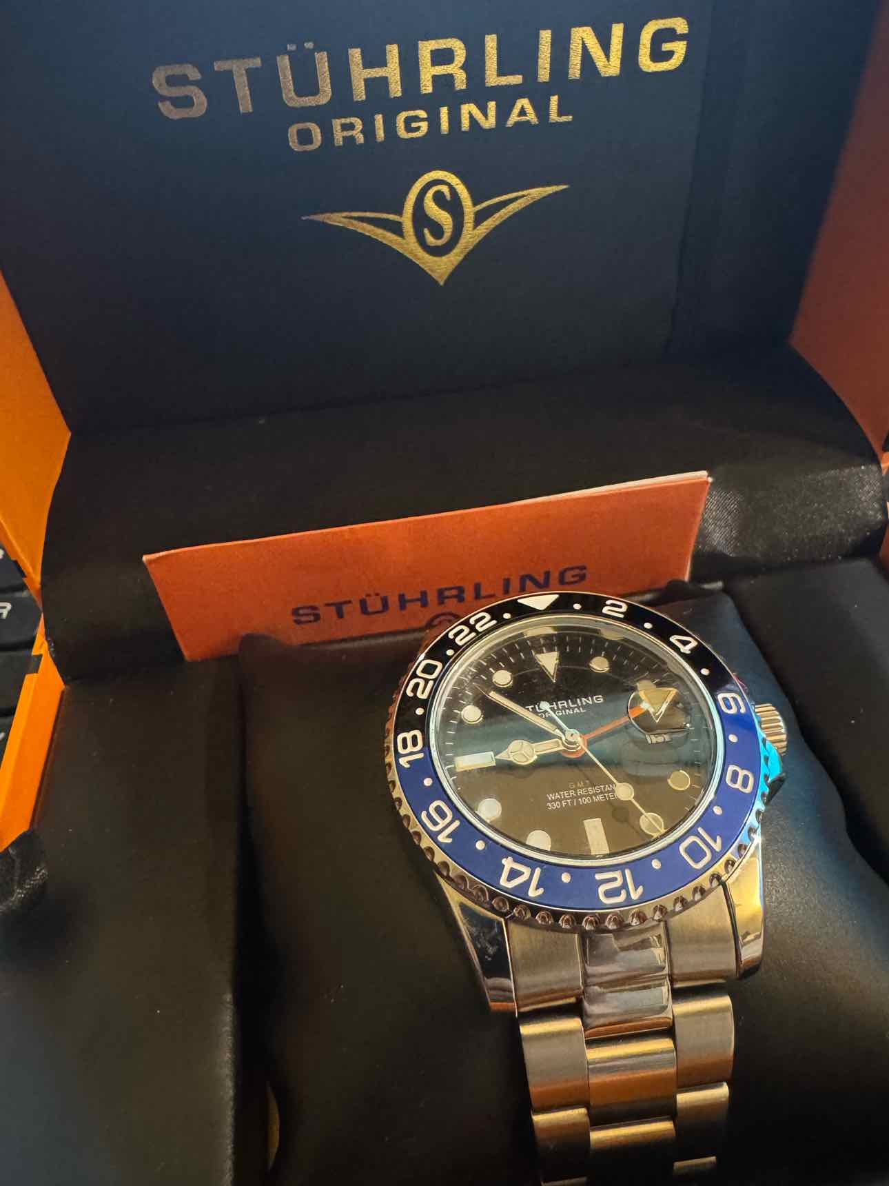 Sturhling Dual Time Zone Watch