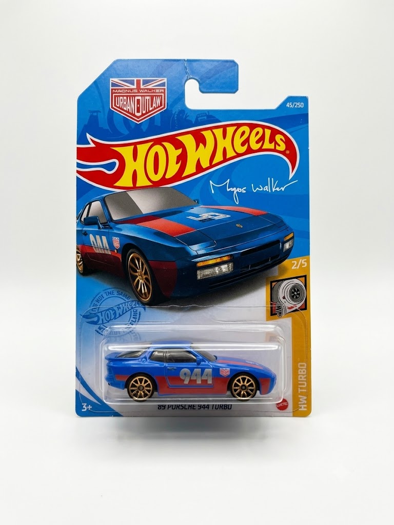 Hot Wheels HW Turbo '89 Porsche 944 Turbo - Urban Outlaw (Blue/Red)