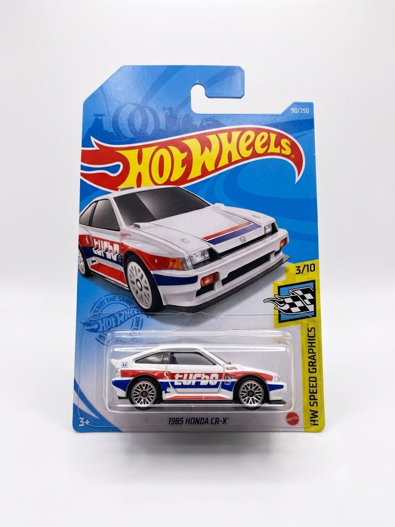 Hot Wheels HW Speed Graphics 1985 Honda CR-X (White/Turbo)