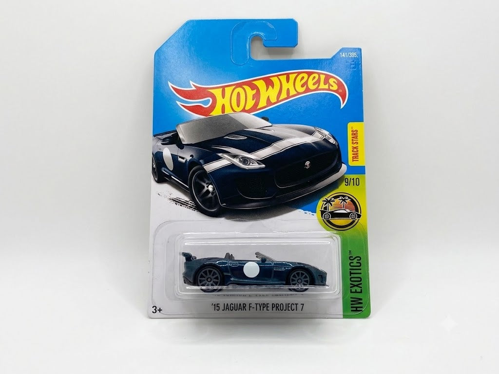 Hot Wheels HW Exotics '15 Jaguar F-Type Project 7 (Dark Blue)