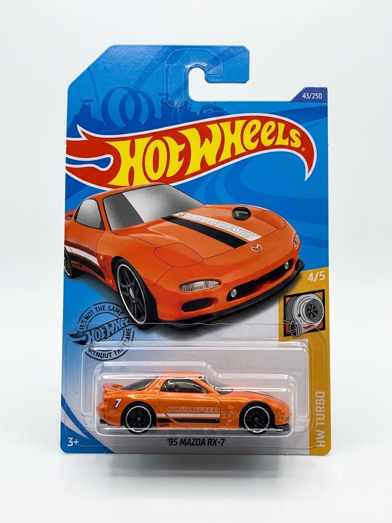 Hot Wheels HW Turbo '95 Mazda RX-7 (Metallic Orange)