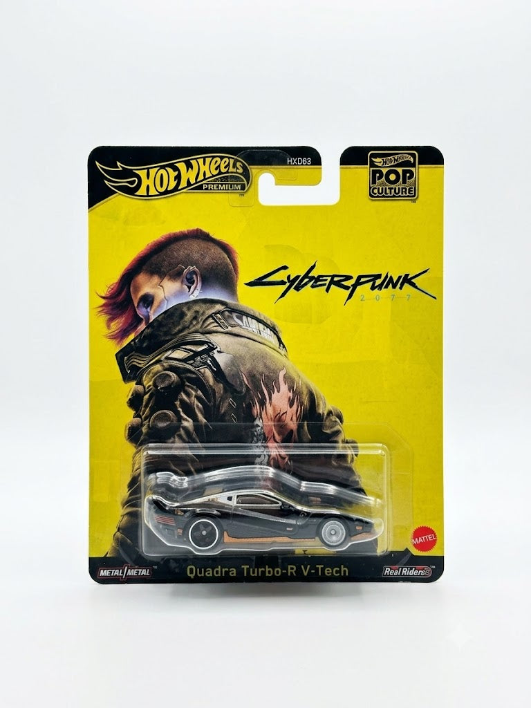 Hot Wheels Premium Pop Culture Cyberpunk 2077 Quadra Turbo-R V-Tech