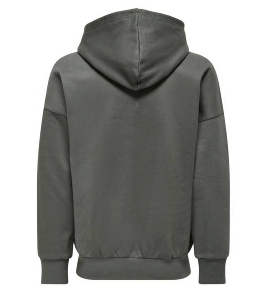 Only & Sons Dark Grey Pullover Hoodie (No Pockets)
