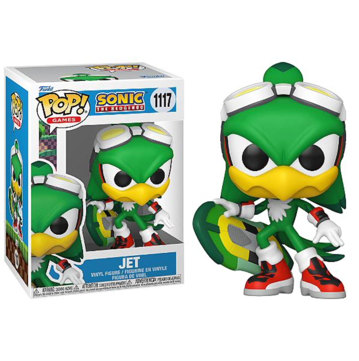 Funko Pop! Games: Sonic the Hedgehog - Jet Vinyl Figure (#1117)