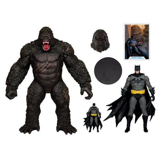 Justice League vs. Godzilla vs. Kong DC Multiverse Batman vs. Kong Action Figure Two-Pack