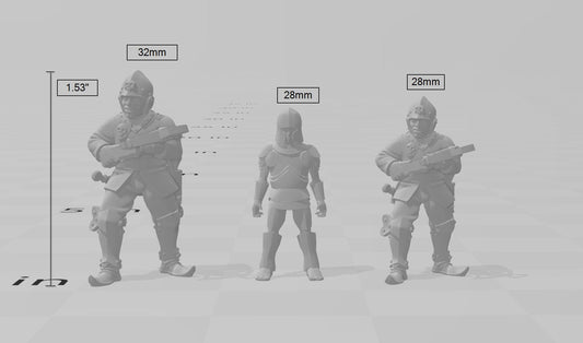 City Watch Guardsman 5 dnd mini - Vae Victis | Fighter | Paladin | Human | Male | Guard | Knight | Pathfinder, TTRPG, Wargaming, Frostgrave