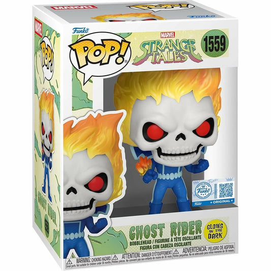 Funko Pop! Marvel #1559 Strange Tales Ghost Rider Glow-in-The-Dark Exclusive Vinyl Figure