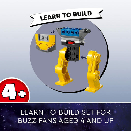 LEGO Disney and Pixar’s Lightyear Zyclops Chase 76830, Space Robot Building Toy for Kids 4 Plus Year Old with Mech Action Figure and Buzz Minifigure