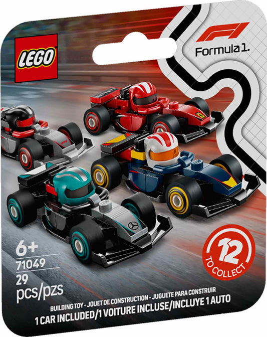 LEGO MINIFIGURES / F1 RACE CARS