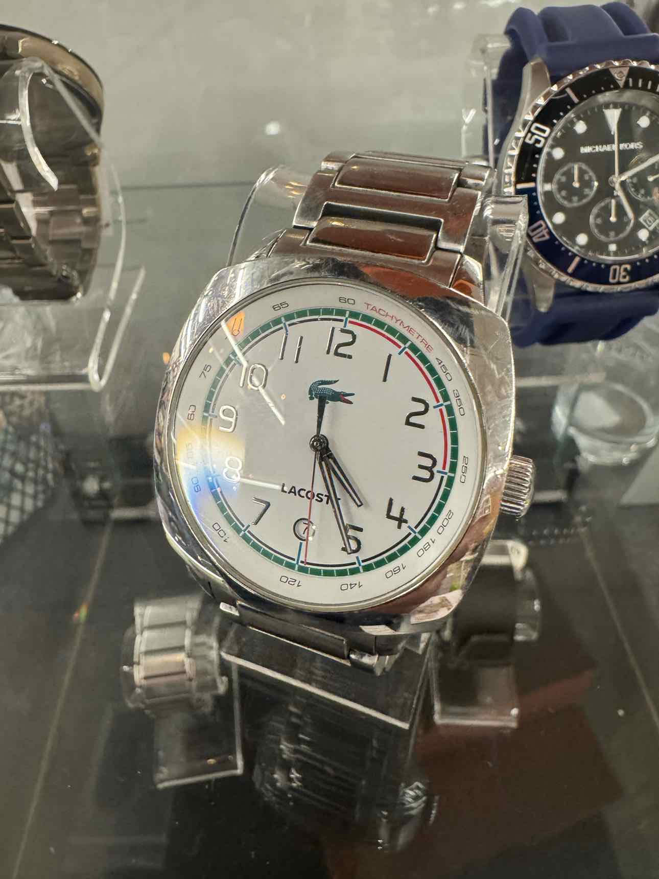 Lacoste Classic Steel White Dial