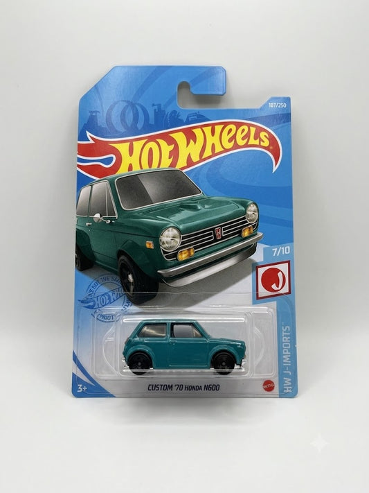 Hot Wheels Custom '70 Honda N600 Teal Green (HW J-Imports 7/10)
