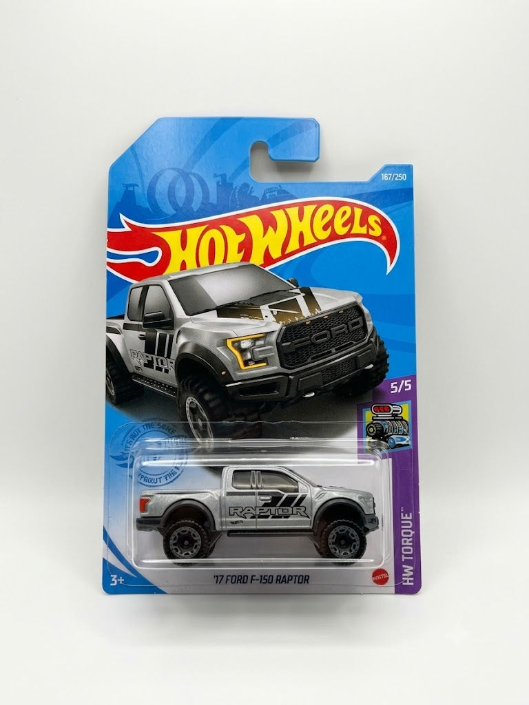 Hot Wheels '17 Ford F-150 Raptor Silver – HW Torque (167/250)
