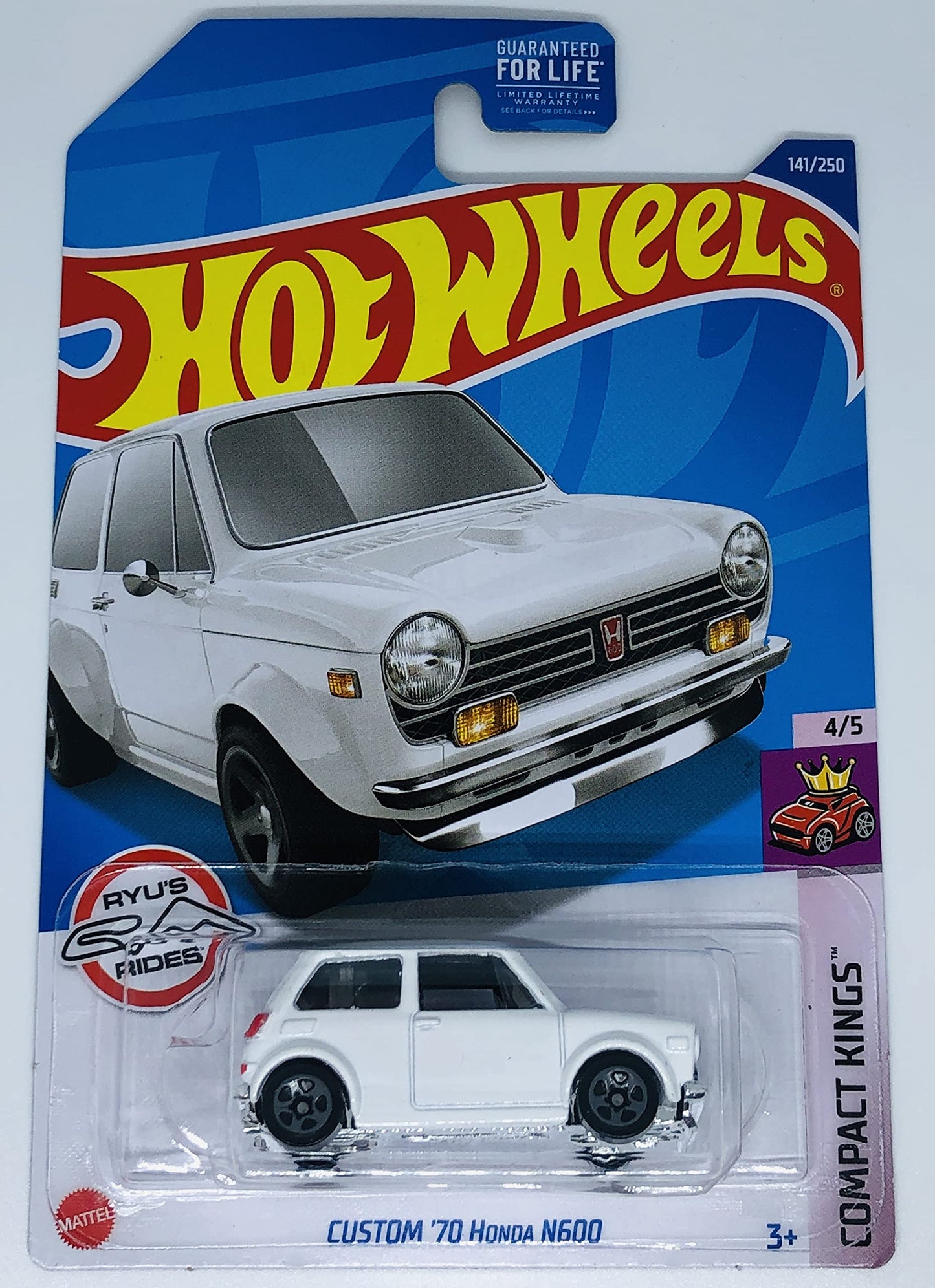 Hot Wheels Custom '70 Honda N600 White (Compact Kings 4/5)